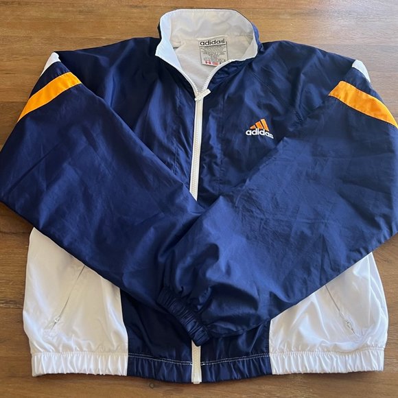 Vintage Adidas TRACKSUIT RN88387 CA00411 Blue White Flag Tag 90’s Womens Medium - Picture 11 of 12